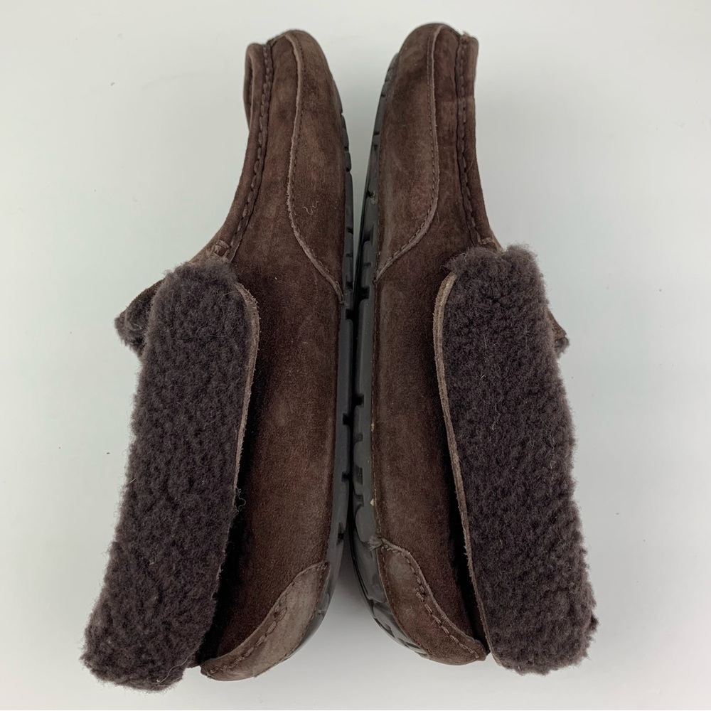 Ugg Grant Dark Brown Shearling Lined Slipper Mocc… - image 7